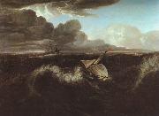 Washington Allston Storm Rising at Sea oil on canvas